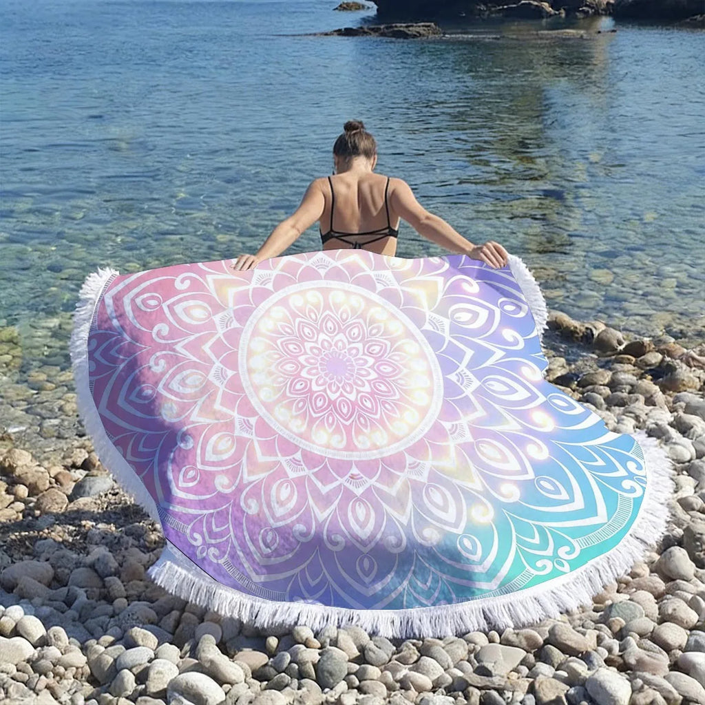 Rundes Strandtuch XL