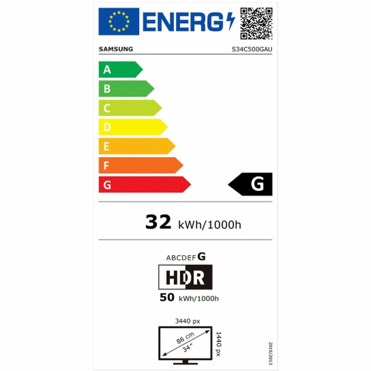 Monitor Samsung S5 S50GC 100 Hz 34" LED HDR10 VA AMD FreeSync Flicker