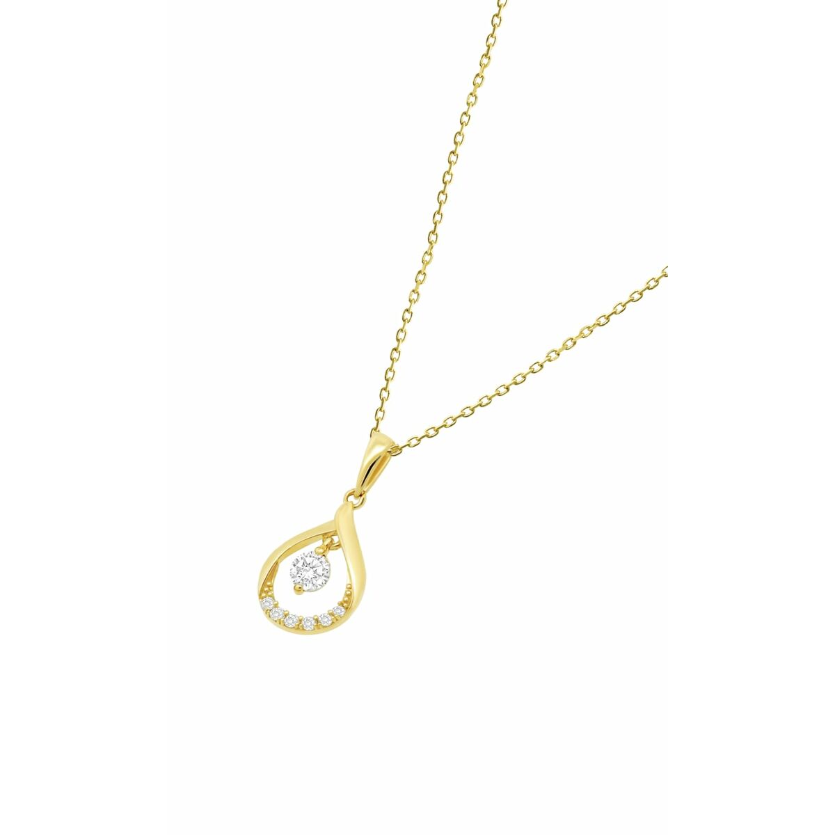 Anhänger-Kette «Lotus» Gold