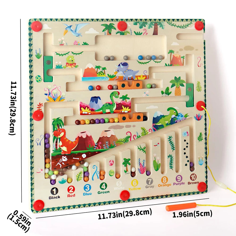 Activity-Board Montessori Holz