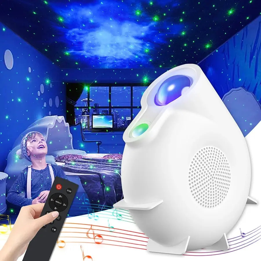 Sternenhimmel-Projektor · Baby-Nachtlicht mit Musik – LuxeStyle