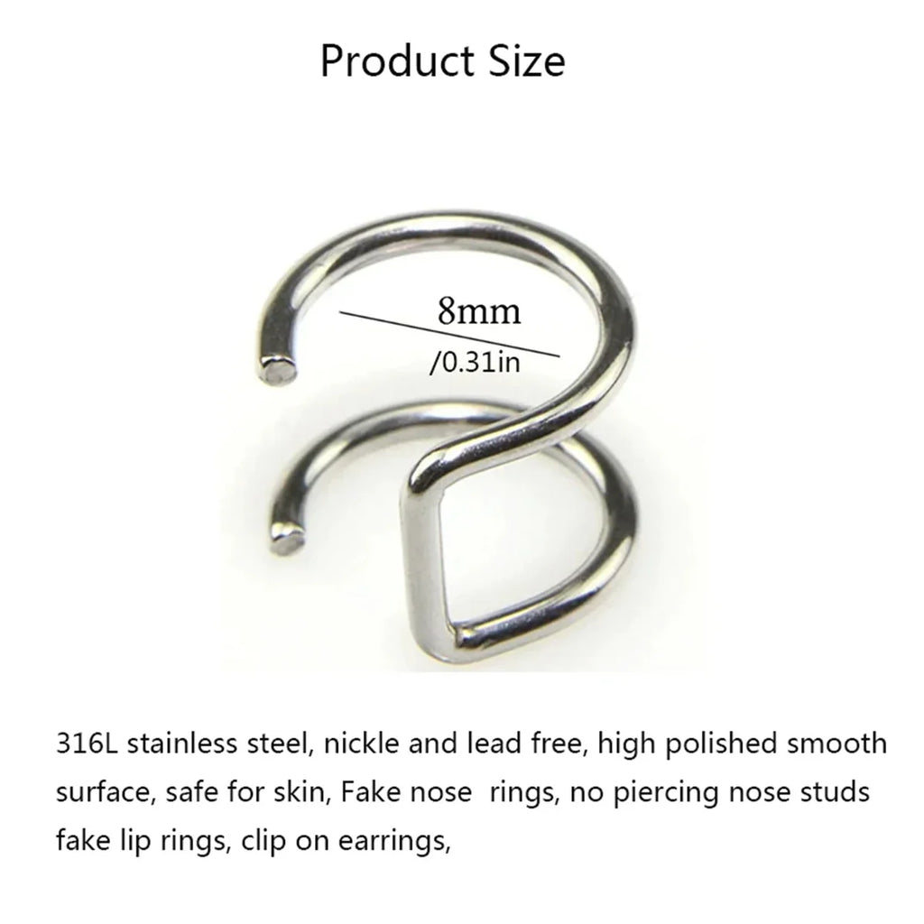 Ear-Cuffs Set 6-tlg ohne Piercing