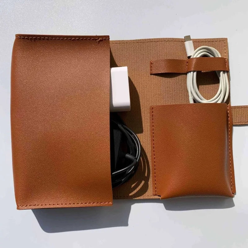 Leder-Kabel-Organizer
