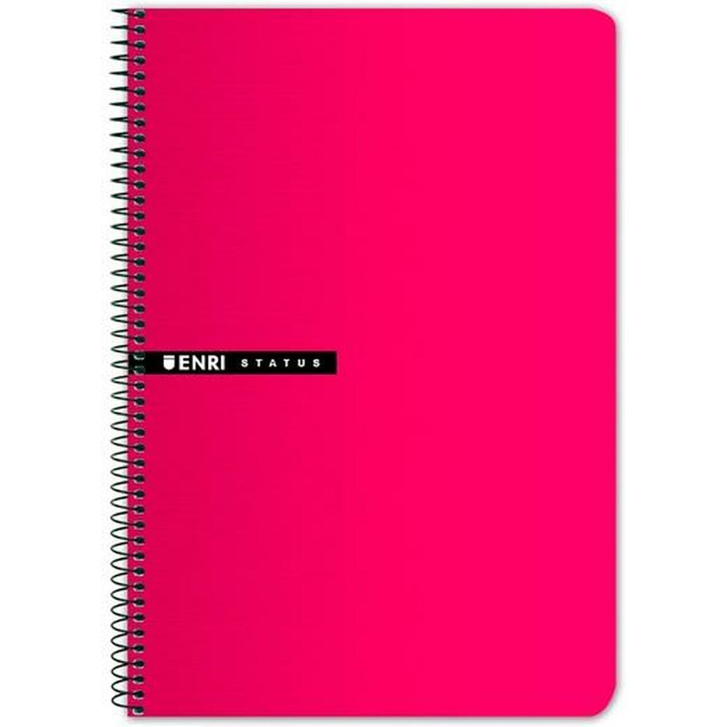 Kariertes Notizbuch Rot – 5er Set für Skizzen & Ideen
