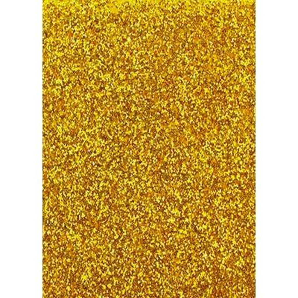 Gold Glitzer Moosgummi (10x) – Für funkelnde Bastelideen