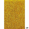 Gold Glitzer Moosgummi (10x) – Für funkelnde Bastelideen