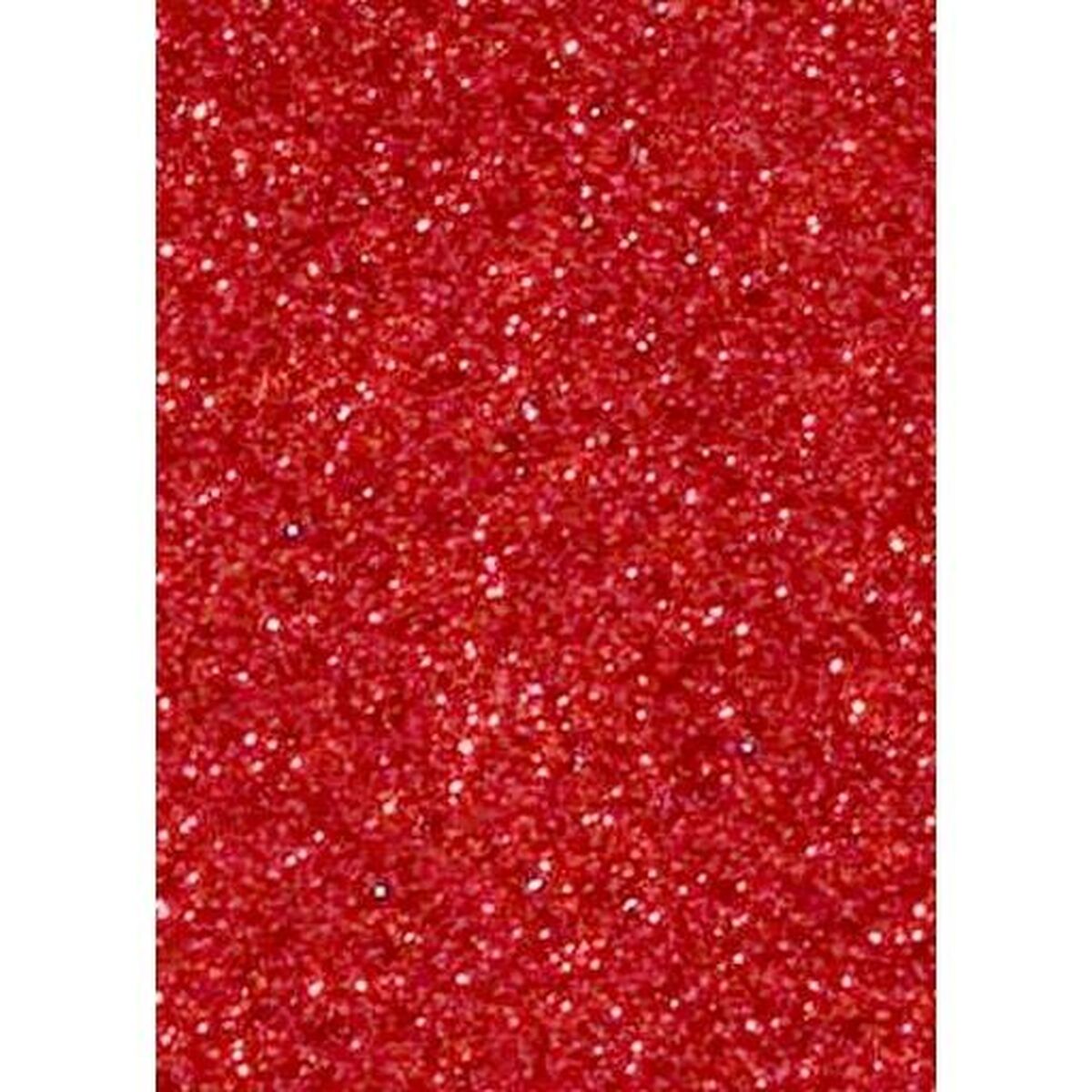 Rotes Glitzer Moosgummi (10x) – Für funkelnde Bastelideen
