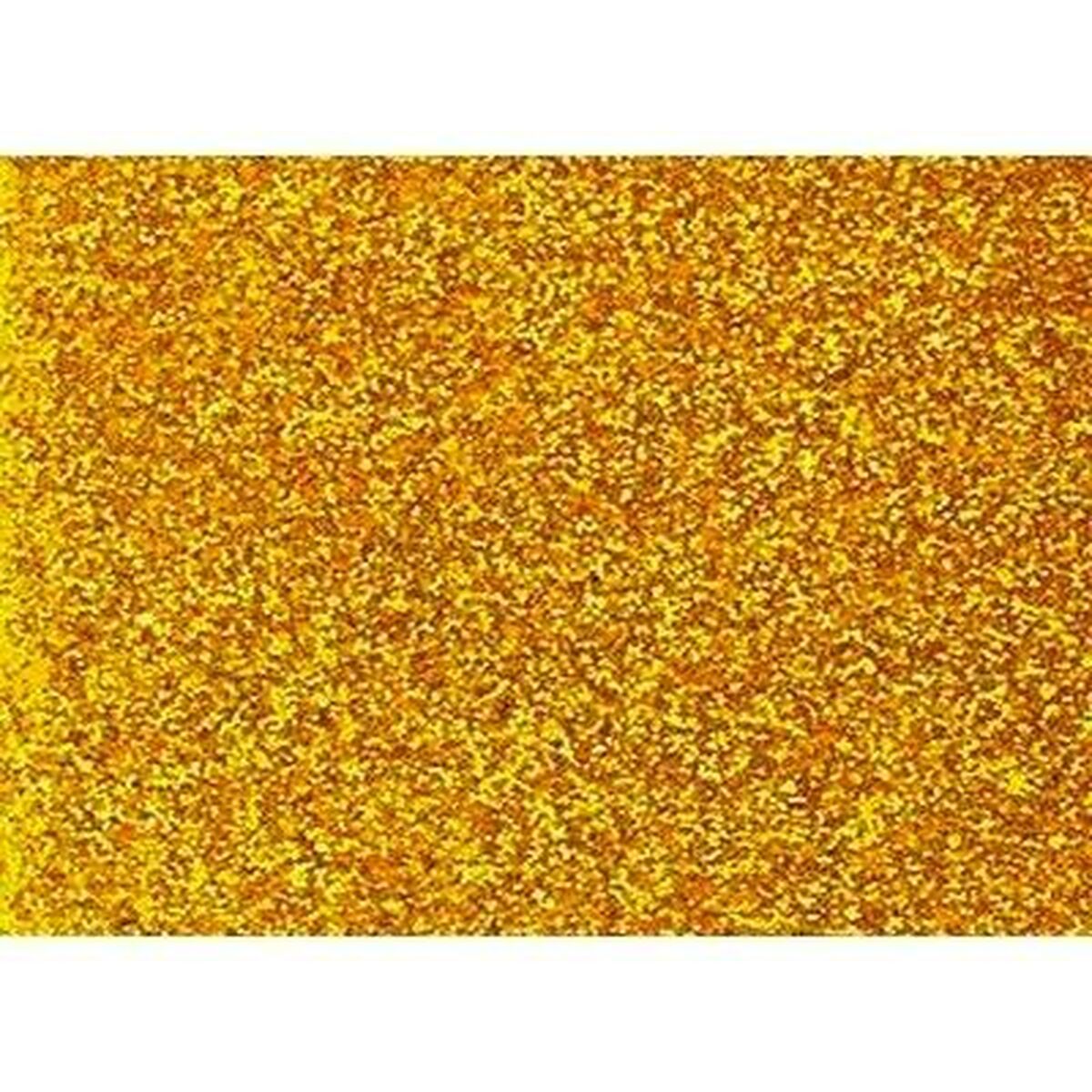 Gold Glitzer Moosgummi (10x) – Für funkelnde Bastelideen