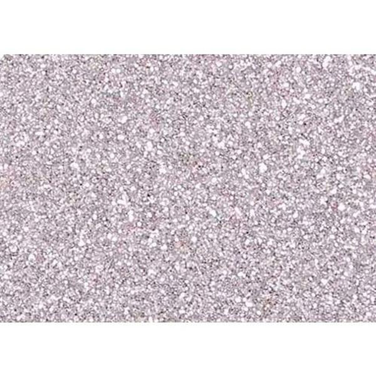 Silber Glitzer Moosgummi (10x) – Für funkelnde Bastelideen