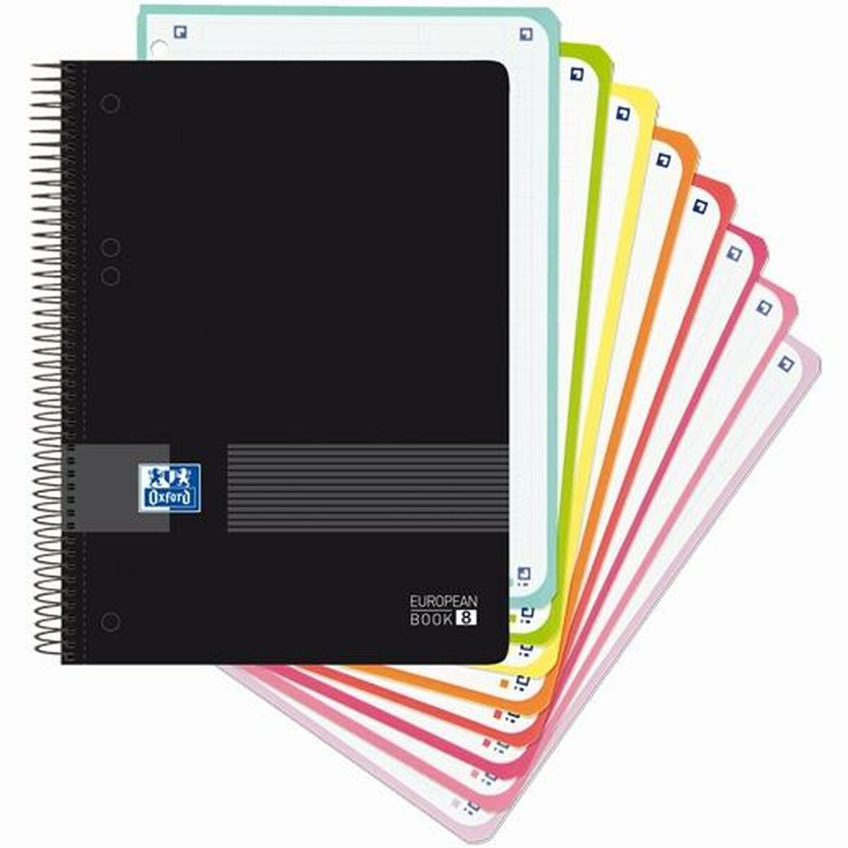 4x A5 Notizbücher Schwarz – 160 Blatt für Ihre Ideen – Ansicht 2