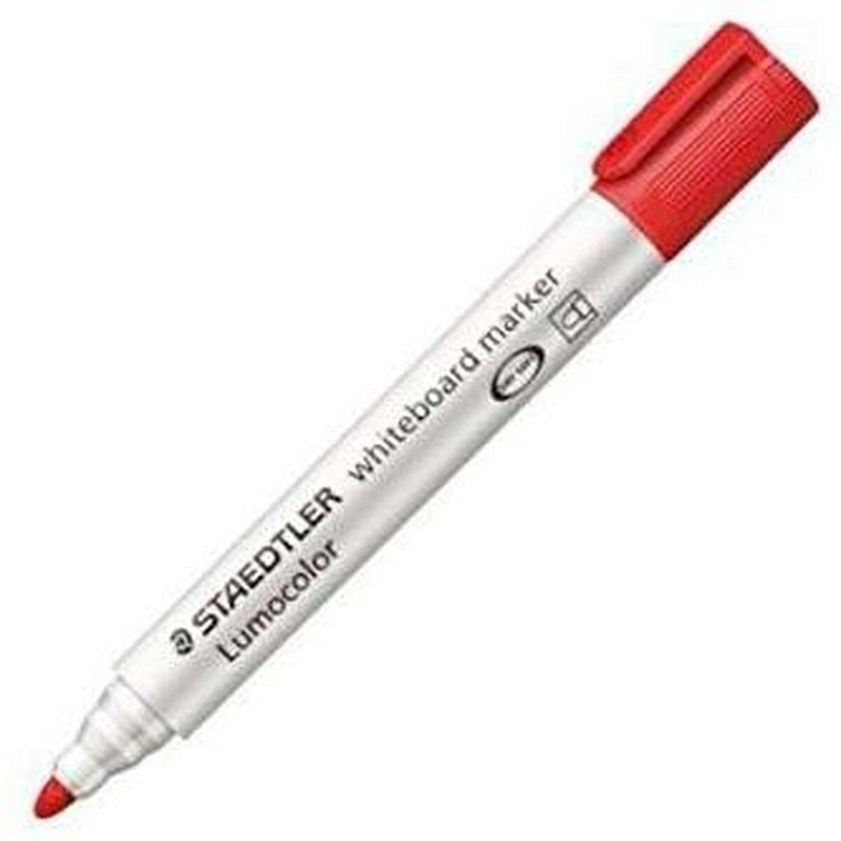 Schiefermarker Staedtler Lumocolor 351-2 Rot Weißes Brett (10 Stück)