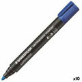 Dauermarker Staedtler Lumocolor 352-3 Blau (10 Stück)