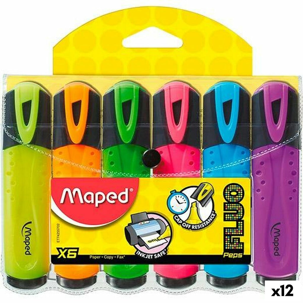 Textmarker Maped Peps Classic Bunt (12 Stück)