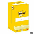 Schein Notizblock Post-it Gelb 100 Blatt 76 x 76 mm 12 Stücke (2 Stück