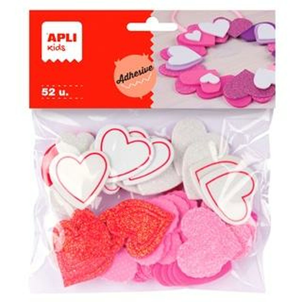 Bunte Moosgummi Herzen: Liebevoll basteln! – Ansicht 2
