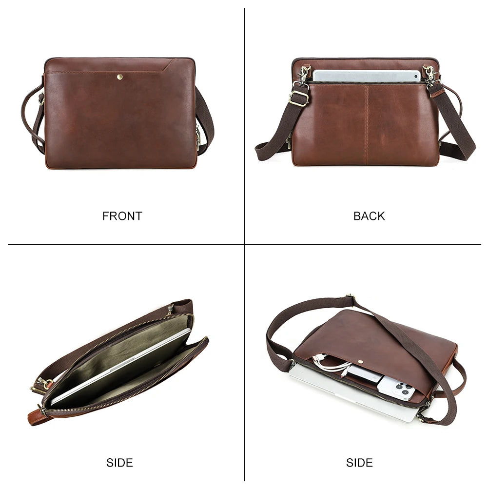 Laptop-Sleeve Premium Leder