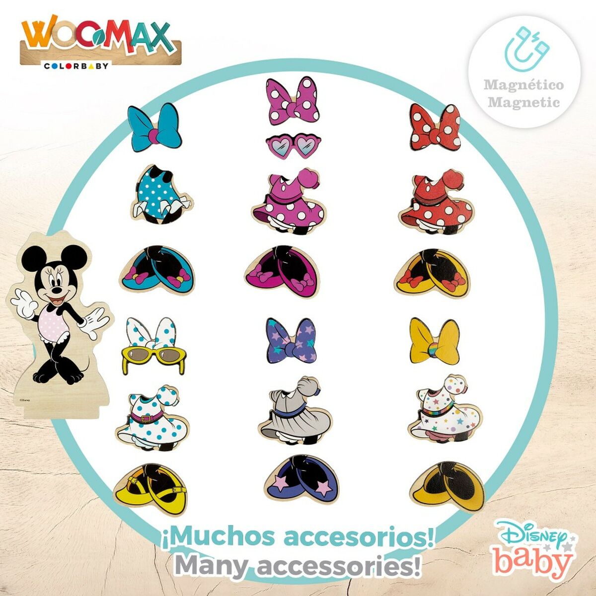 Figurensatz Disney 11,5 x 17,5 x 1,2 cm 54 Stücke 4 Stück