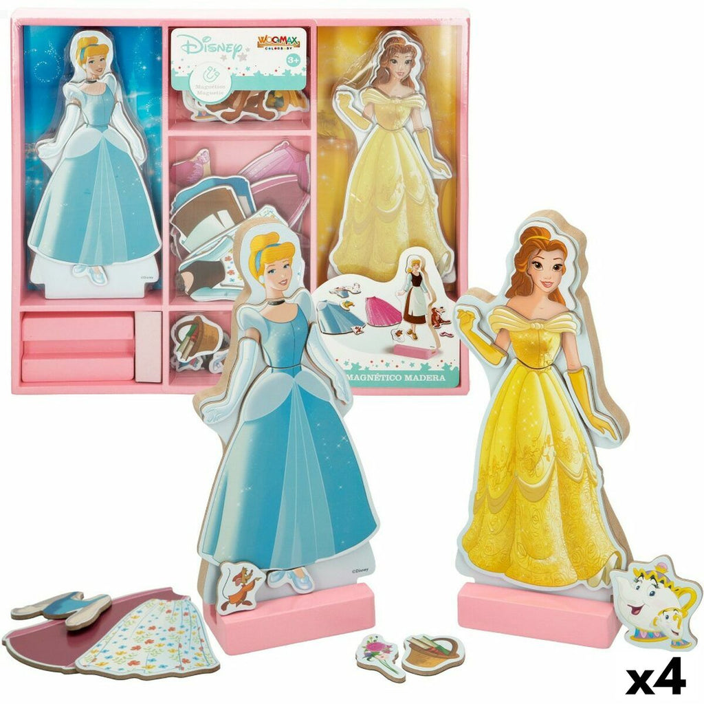 Figurensatz Disney Princess 9 x 20,5 x 1,2 cm 45 Stücke 4 Stück