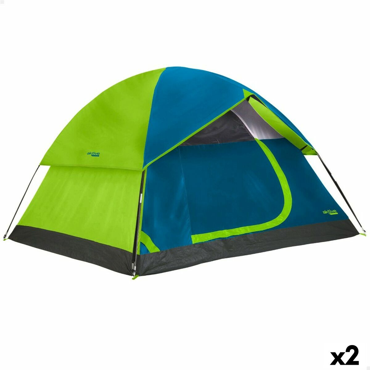 Zelt Aktive 4 menschen 240 x 130 x 210 cm (2 Stück)