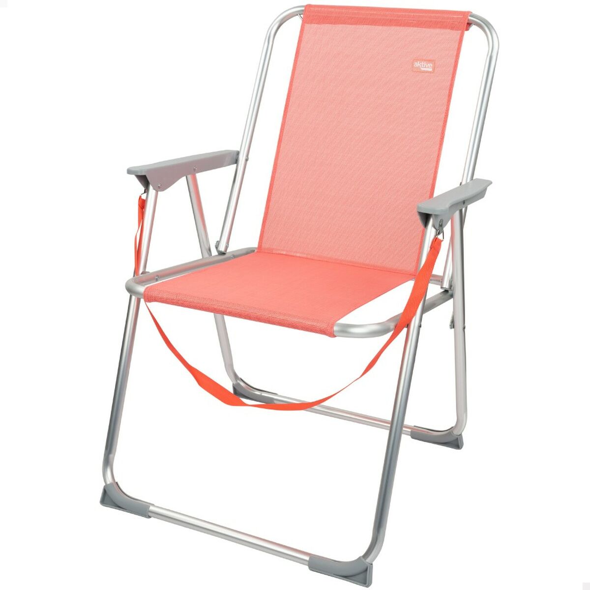 Gepolsterte Campingstuhl Aktive Flamingo Koralle 44 x 76 x 45 cm (4