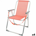 Gepolsterte Campingstuhl Aktive Flamingo Koralle 44 x 76 x 45 cm (4