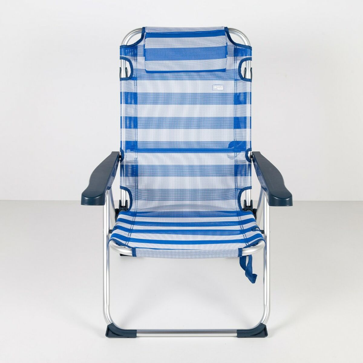 Gepolsterte Campingstuhl Aktive Gestreift 48 x 90 x 60 cm (2 Stück)