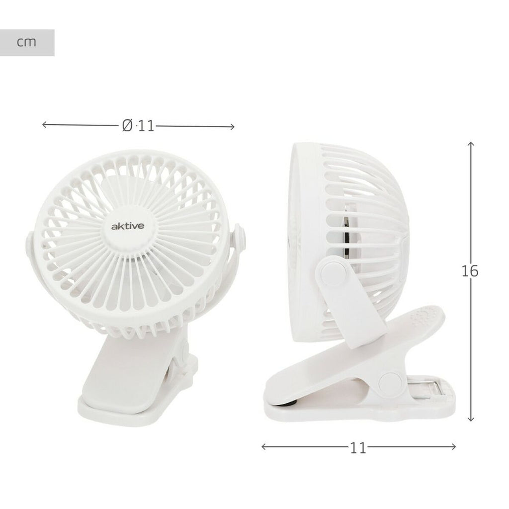 Wiederaufladbarer Schreibtischventilator Aktive (6 Stück) – Bild 4 | LuxeStyle