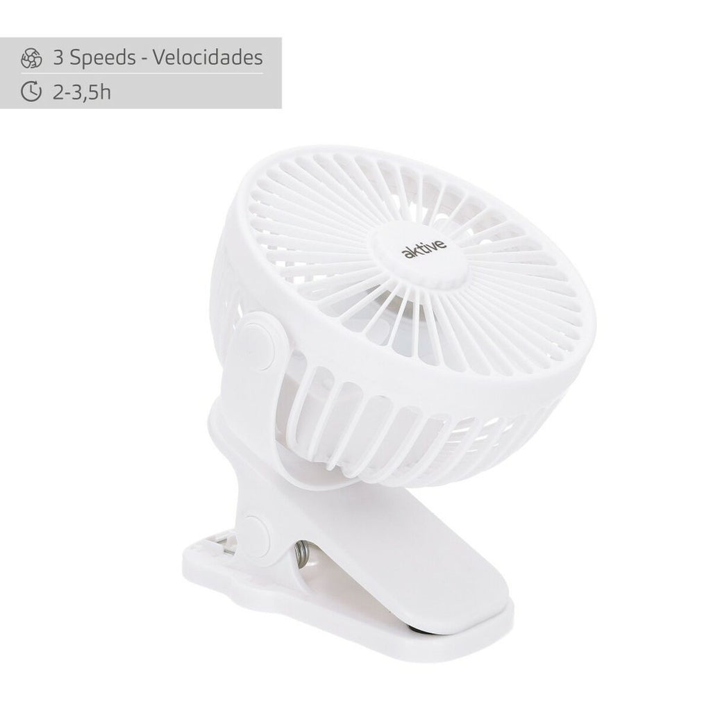 Wiederaufladbarer Schreibtischventilator Aktive (6 Stück) – Bild 3 | LuxeStyle