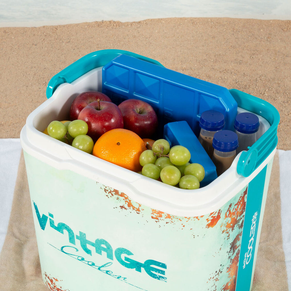Robuste tragbare Kühlbox Aktive Blau Kunststoff 24 L 37 x 35 x 27 cm (
