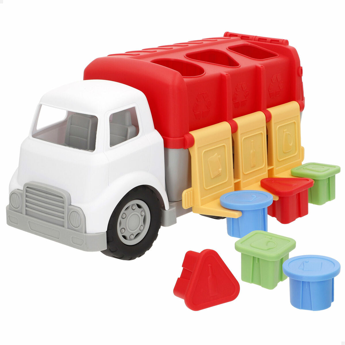 Müllwagen «PlayGo» (2 Stück, 34×17×18 cm)