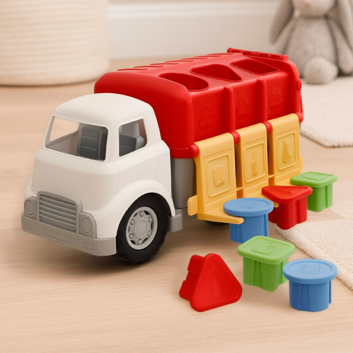 Müllwagen «PlayGo» (2 Stück, 34×17×18 cm)