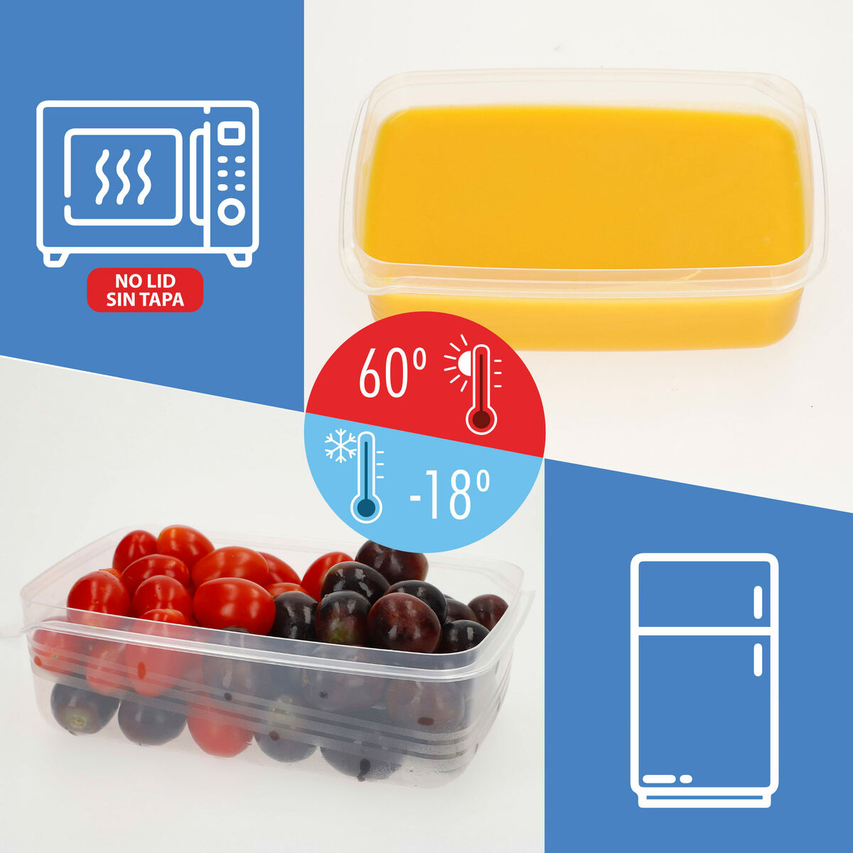 Frischhaltedosen-Set (4-teilig)