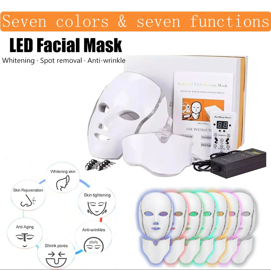LED-Lichttherapie-Maske