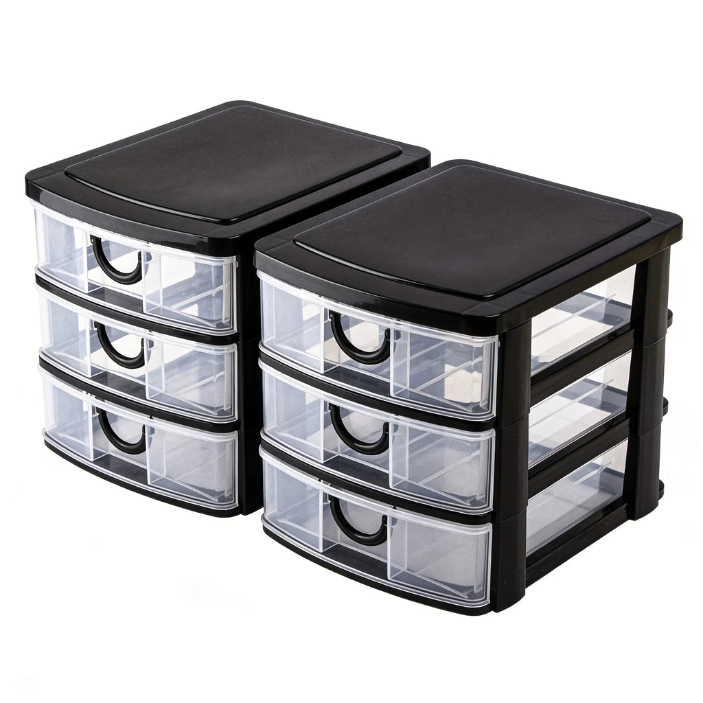 Bambus Kosmetik-Organizer 3 Tier Vanity Aufbewahrung