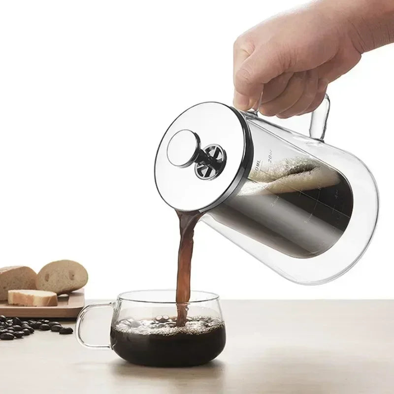 Borosilikat French Press 650ml