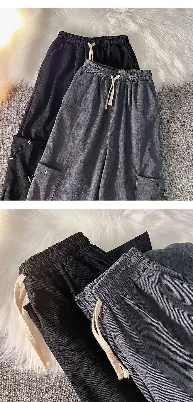 Herren Cordhose Retro · weites Bein, japanischer Stil (Freizeit)