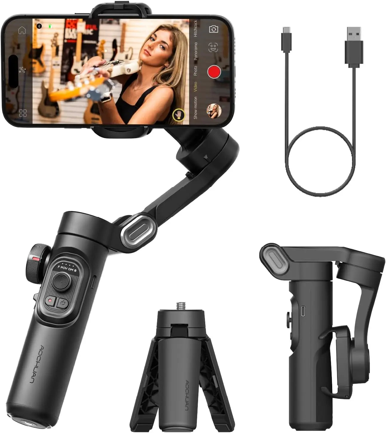 Handy-Gimbal · 3-Achsen-Stabilisator