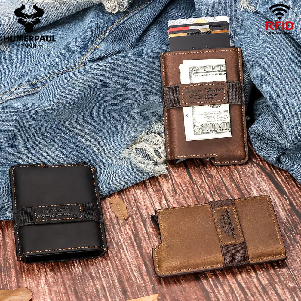 Premium Slim Wallet RFID Blocking
