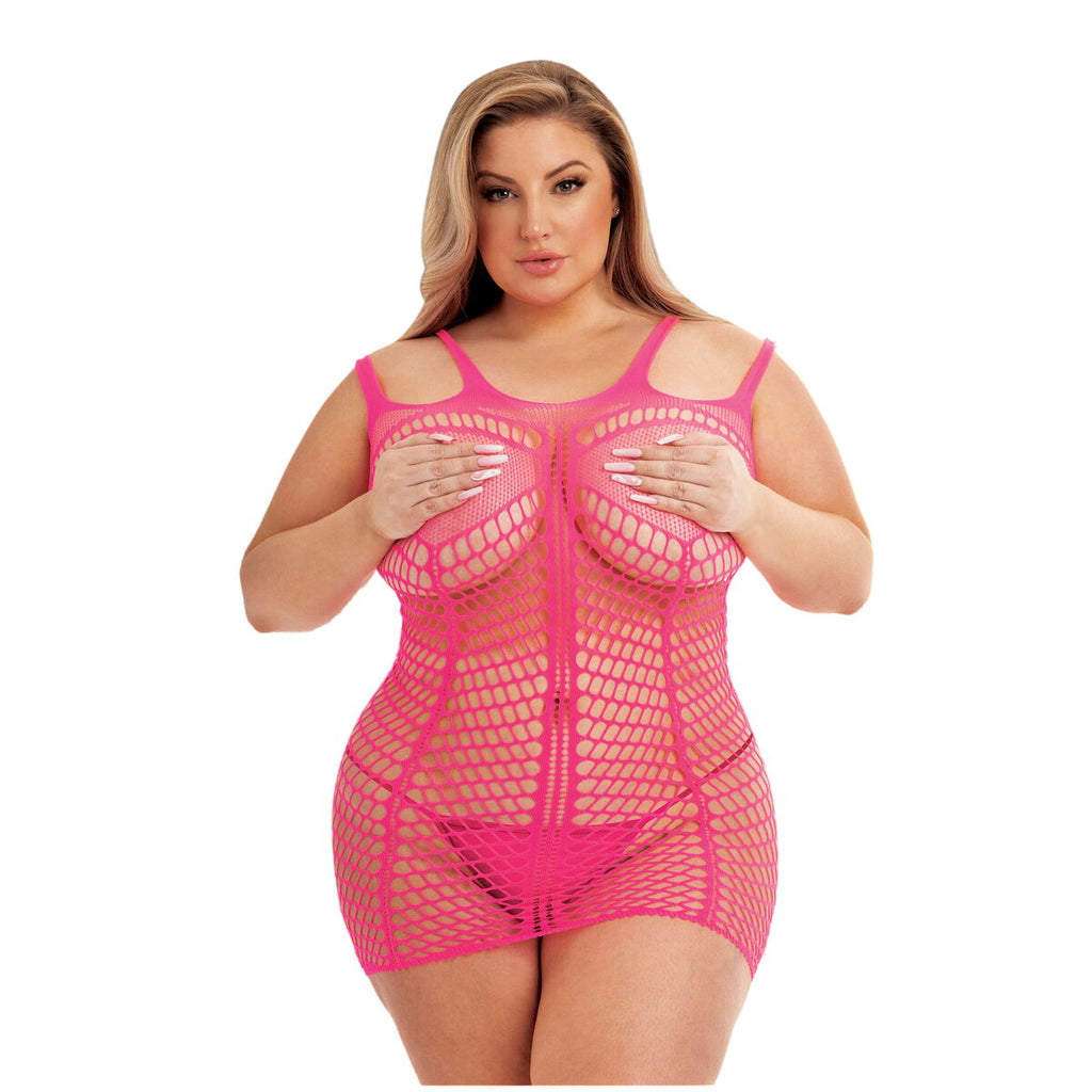 Rosa Kleid Plus Size – Süss & sexy für tolle Kurven!