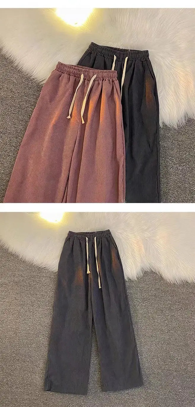 Herren Cordhose Retro · weites Bein, japanischer Stil (Freizeit)