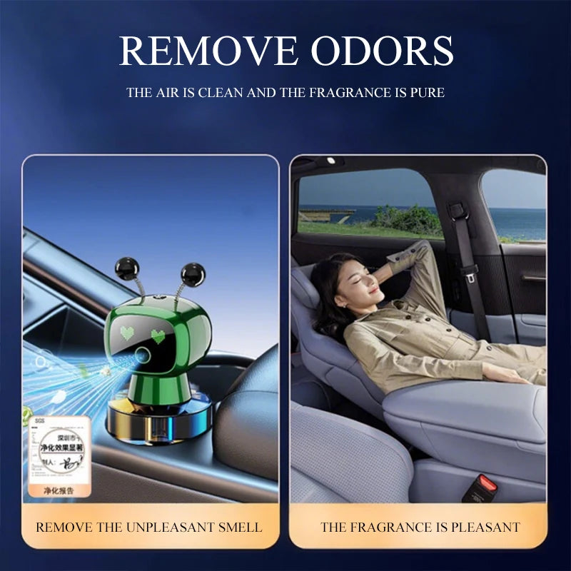 Smart Auto-Lufterfrischer · nachfüllbar, Aromatherapie-Diffuser fürs Auto