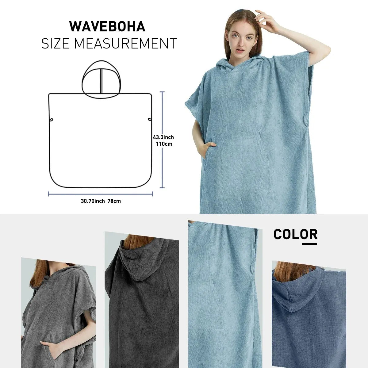 Strand-Poncho