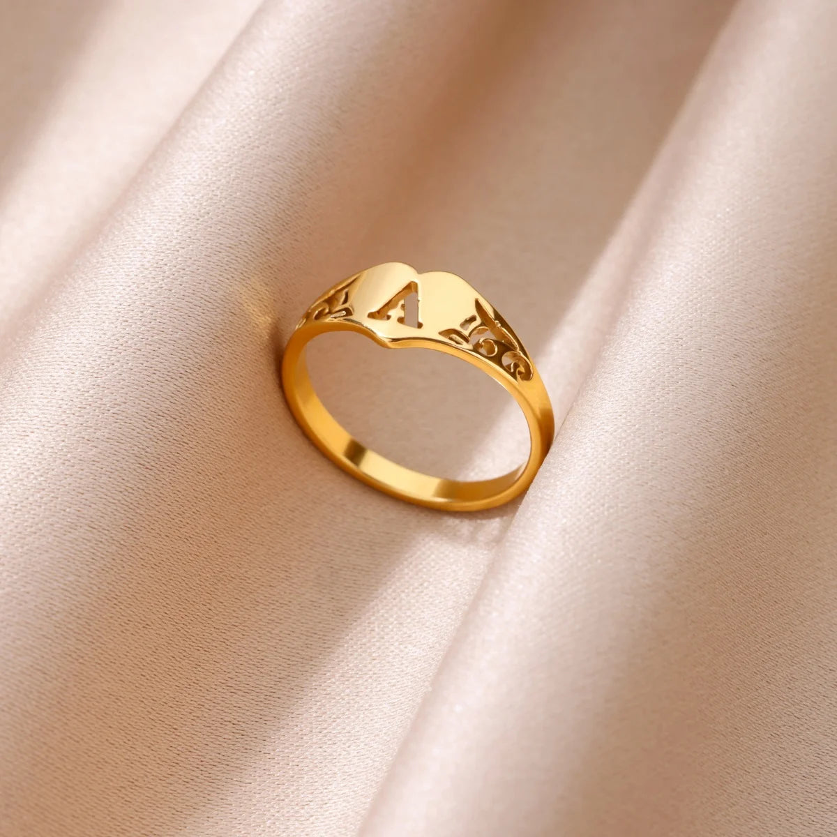 Initialen-Ring verstellbar A-Z