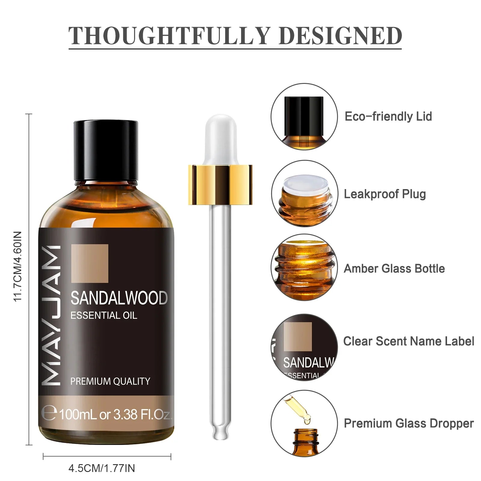 Premium Ätherische Öle Set 6er · Aromatherapy für Diffuser, Vegan · im Bundle