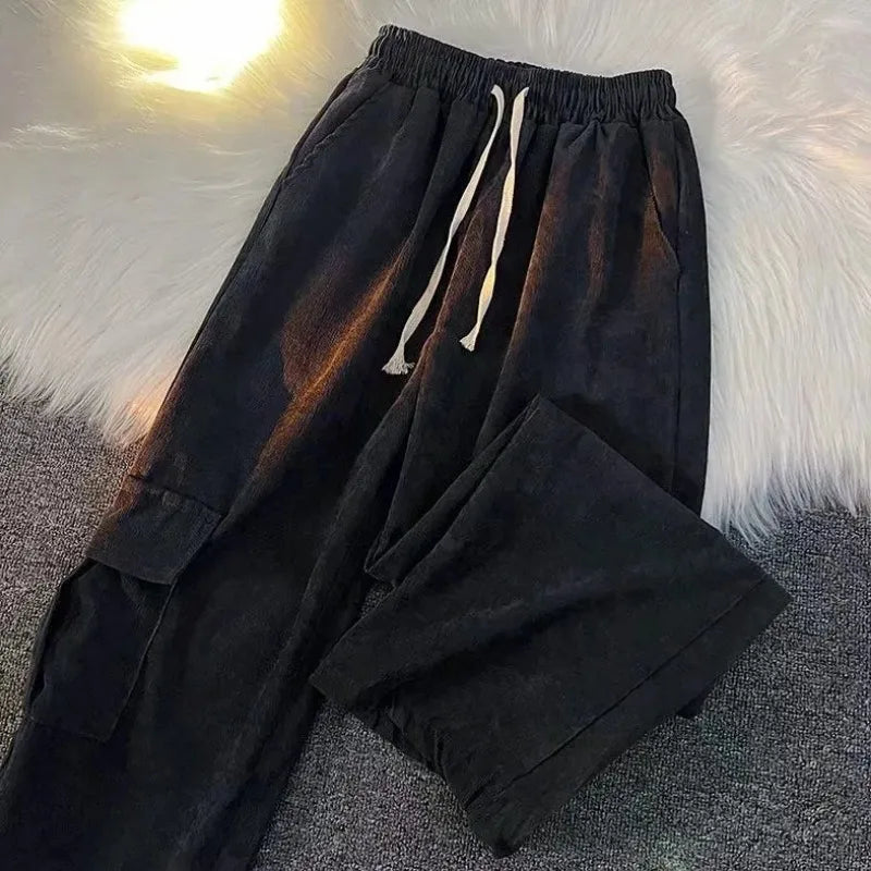 Herren Cordhose Retro · weites Bein, japanischer Stil (Freizeit)