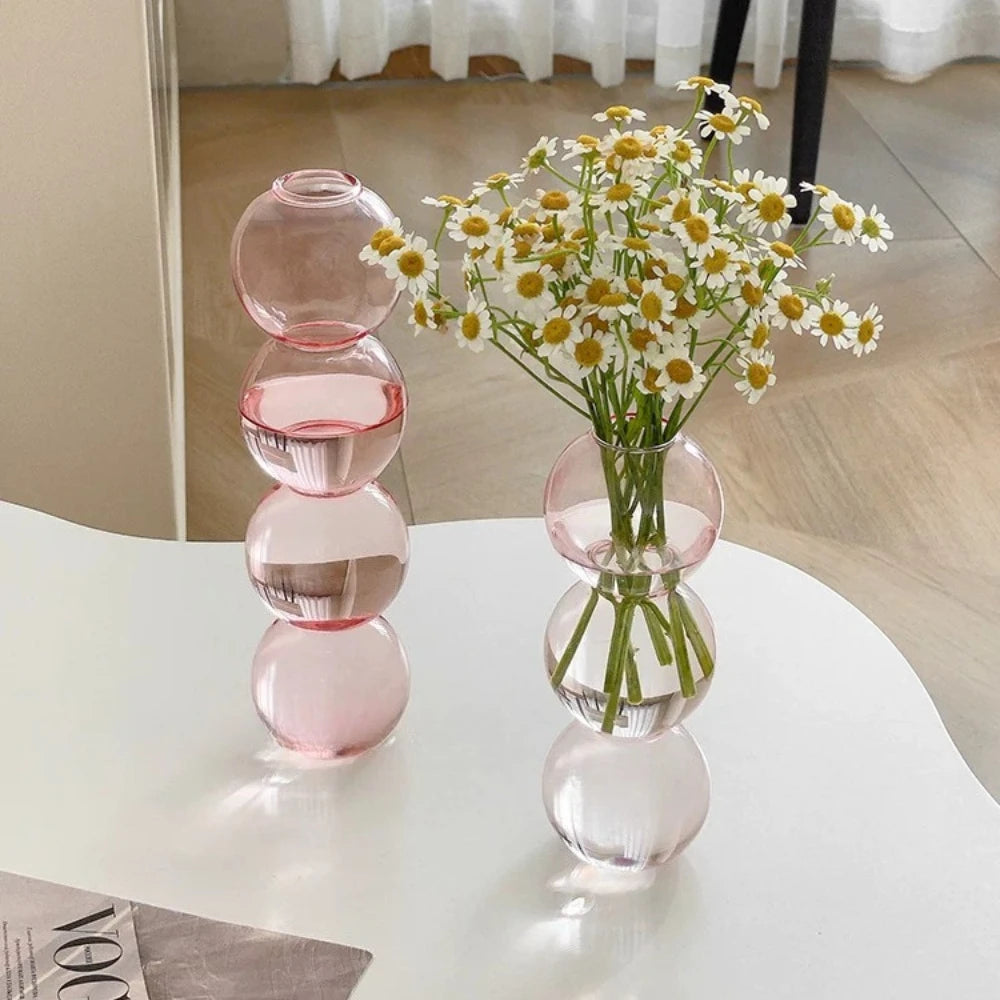 Pampas-Glas-Vase