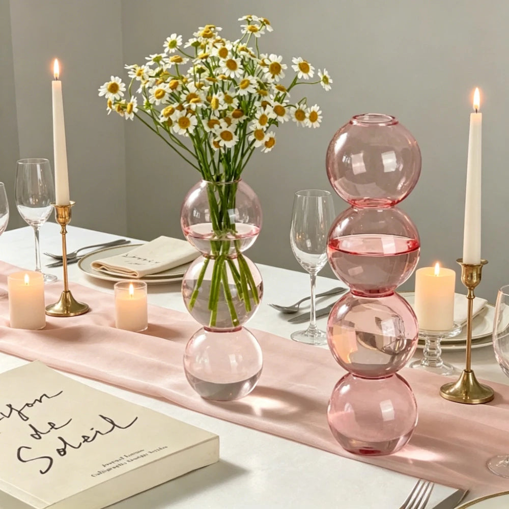 Pampas-Glas-Vase
