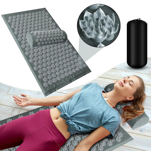 Akupressur-Matte Premium Set mit Kissen