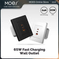 65W GaN Schnellladegerät · 3-Port USB-C Kompakt