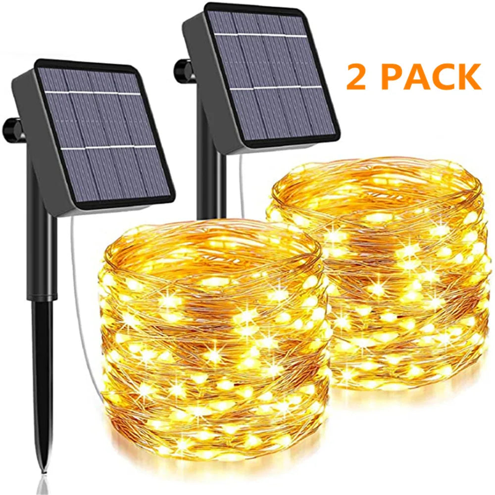 Solar-Lichterkette Garten